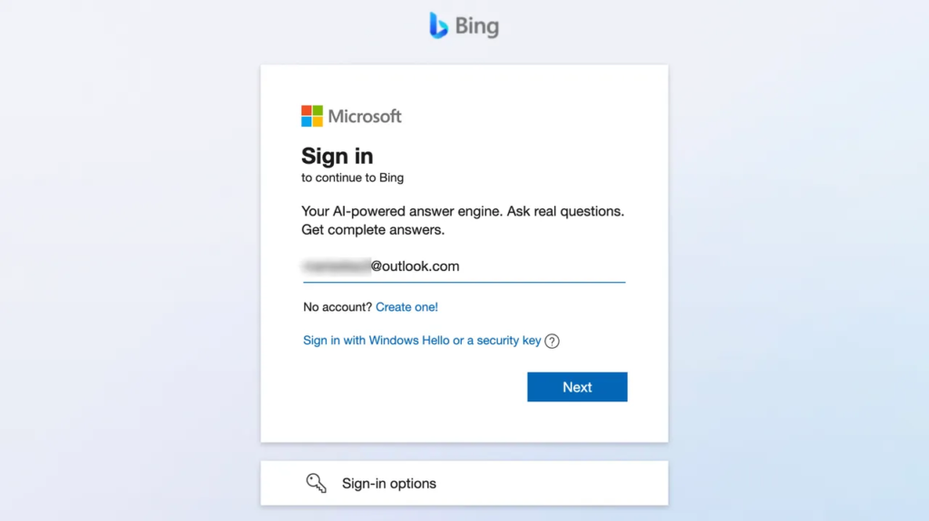 Sign in to your Microsoft account (if desired)