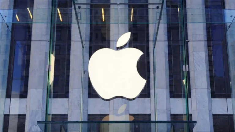 Apple store logo on December 30, 2011 in New York City. It is the world