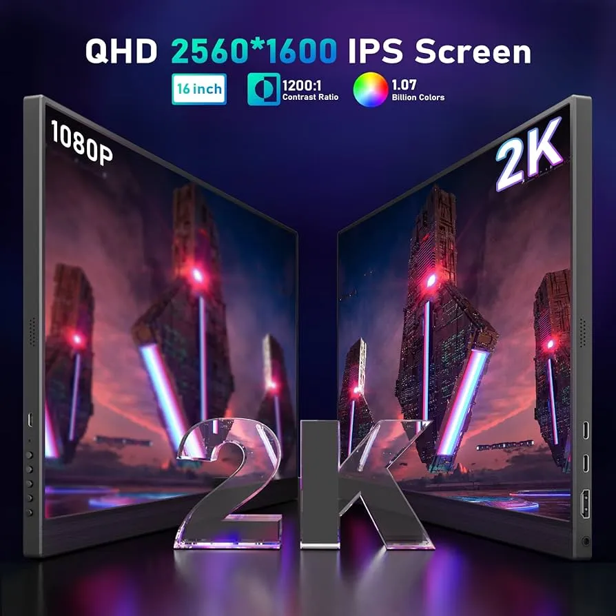 HONGO 2K 16" Portable Monitor: THE DETAILS