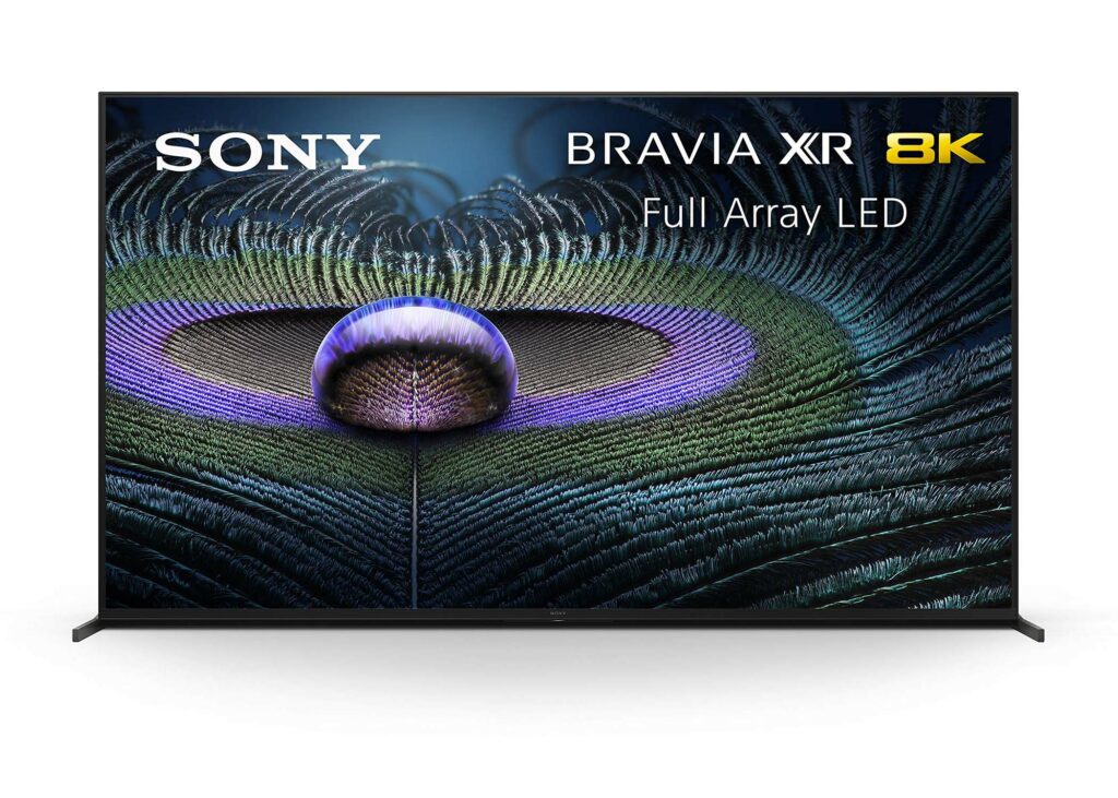 Sony Z9J 75 Inch TV: BRAVIA XR Full Array LED 8K Ultra HD