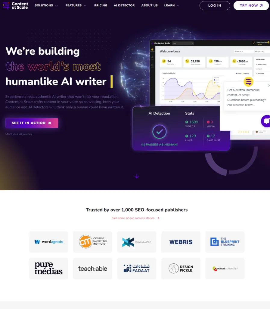 Content at Scale: Unraveling the Capabilities of a Cloud-Based AI Detector