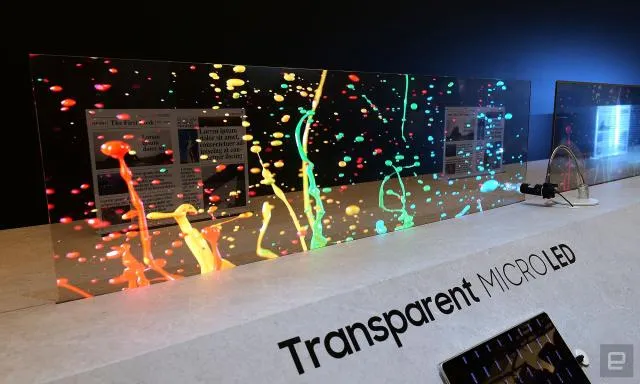 Samsung Unveils World's First Transparent Micro-LED Display at CES 2024
