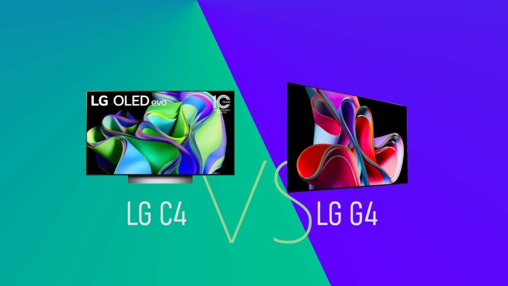 LG C4 vs LG G4: 2024 OLED TV Comparison