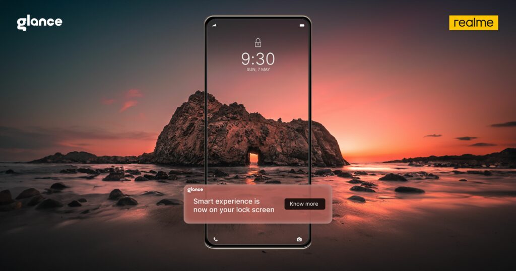 Glance on Realme, Transforming Your Lock Screen Experience