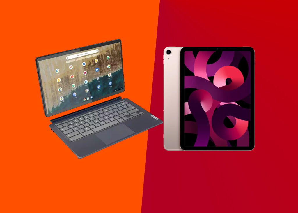 Lenovo IdeaPad Duet 5 Chromebook vs. iPad Air 5 (2022):
