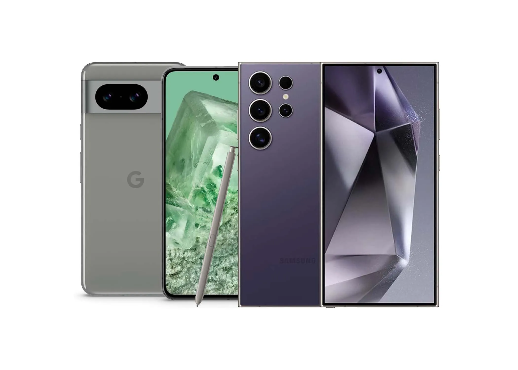 Pixel 8 and Galaxy S24