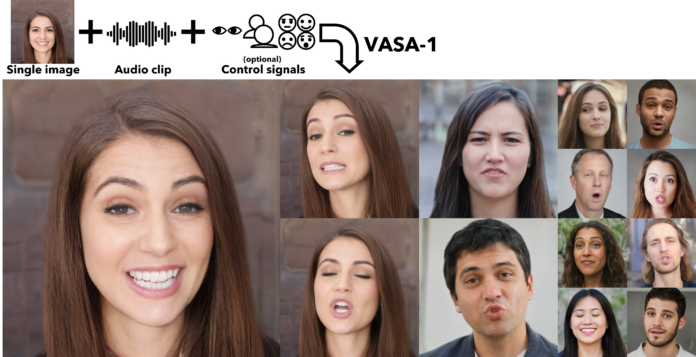 Transforming Images: VASA-1 Creates Realistic Speaking Faces