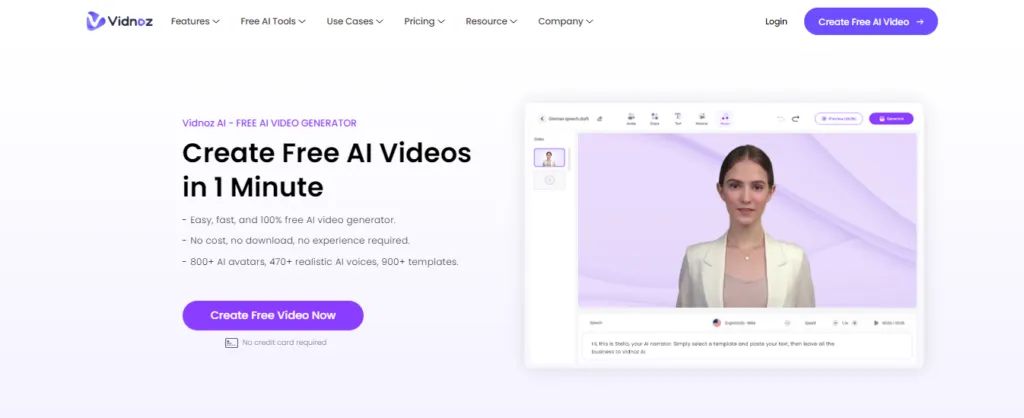 vidnoz website