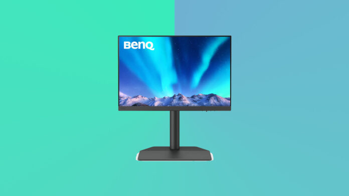 BenQ SW242Q Photo Editing Monitor with IPS Panel and USB-C Connectivity