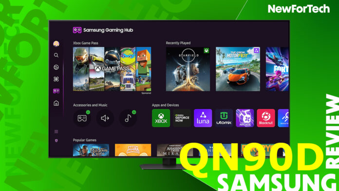 Samsung QN90D Review: Exceptional Mini-LED TV for Sports and Gaming