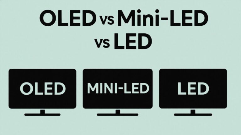 OLED vs Mini-LED vs LED