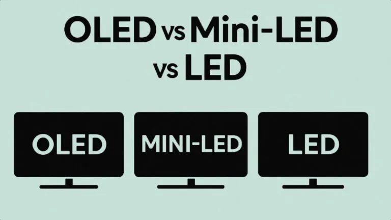 OLED vs Mini-LED vs LED