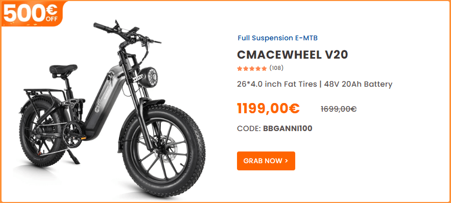 BuyBestGear 4th Anniversary Sale 2025: Unmissable Deals on Top Electric Bikes and E-Bike Accessories 1 A screenshot of big savings on BuyBestGear
