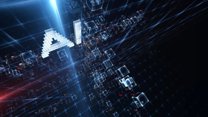 AI Is Eating the Internet, But Many Are Hopeful Human-Created A 3D rendering of AI in cyberspace.