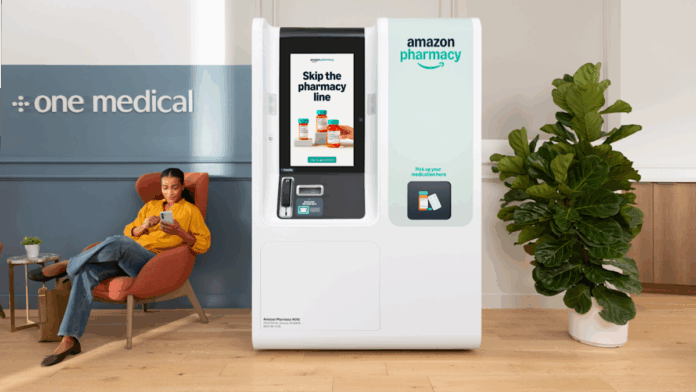 Amazon will begin dispensing prescription medications through vending machines