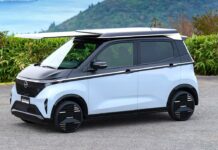 Nissan made a nifty solar panel system for its Sakura EV