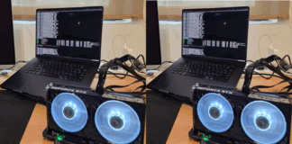 MacBook Pro M3 Max running Tinygrad framework