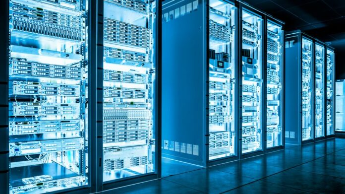 Red flag or red herring? Here's how AI's energy, water Glowing server racks inside a data center.