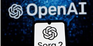 INDONESIA - 2025/10/03: In this photo illustration, The Sora 2 logo is displayed on a smartphone with an Open AI logo in the background. (Photo Illustration by Algi Febri Sugita/SOPA Images/LightRocket via Getty Images)