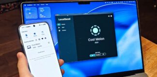 Localsend running on a phone and MacBook