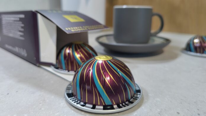 The Nespresso Festive Edition Double Espresso will give you the energy you need to spend a long night wrapping Christmas gifts.