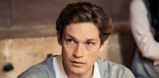 James looks at something offscreen