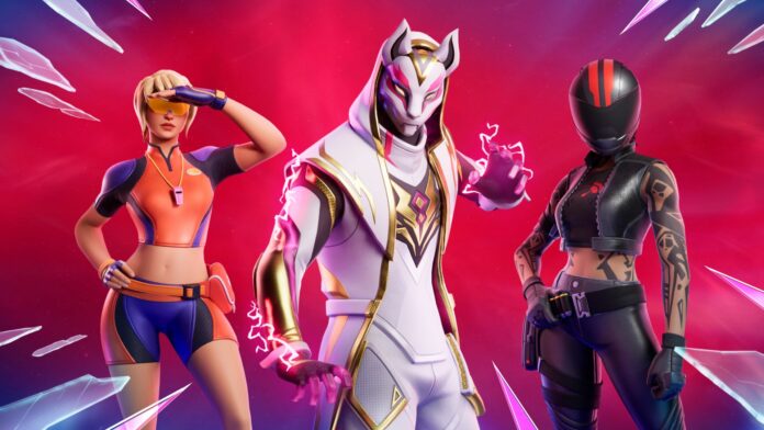 Fortnite OG skins pose side by side