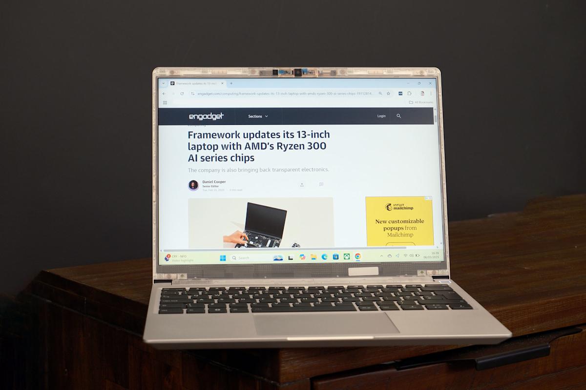 Framework Laptop 13 (2025) with AMD Ryzen AI 300 in test - the usual iterative update