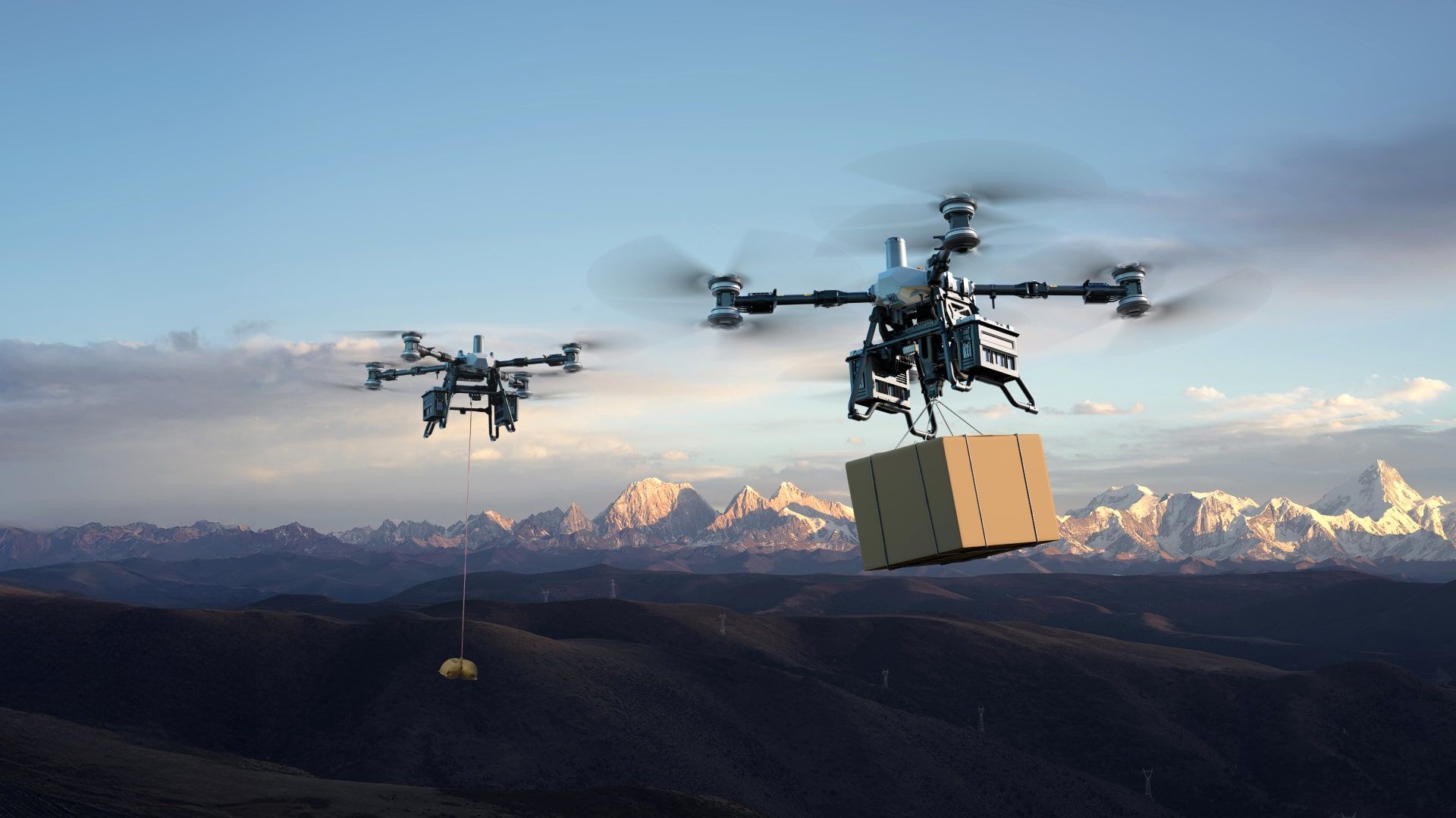 This DJI delivery drone can climb Mount Everest with 100 kg on its back