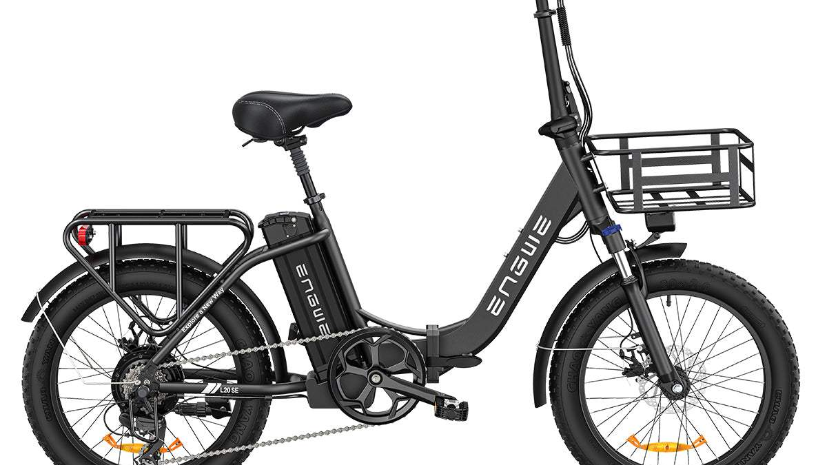 Engwe L20 SE riding position handlebar saddle ergonomics step-through frame low standover