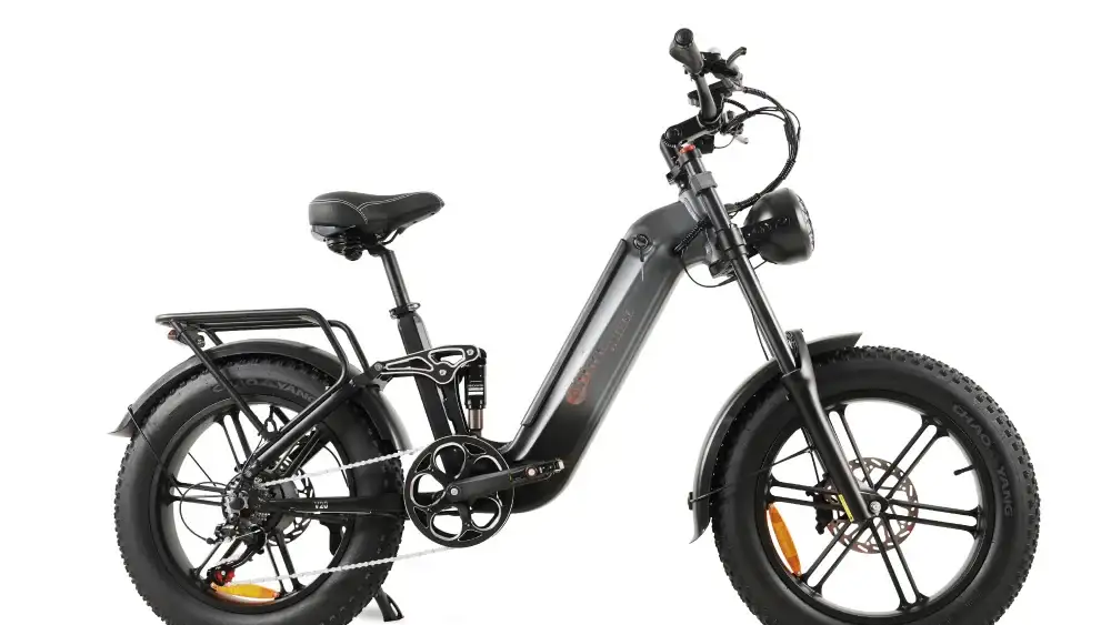 CMACEWHEEL V20 full suspension fat e-bike side profile 