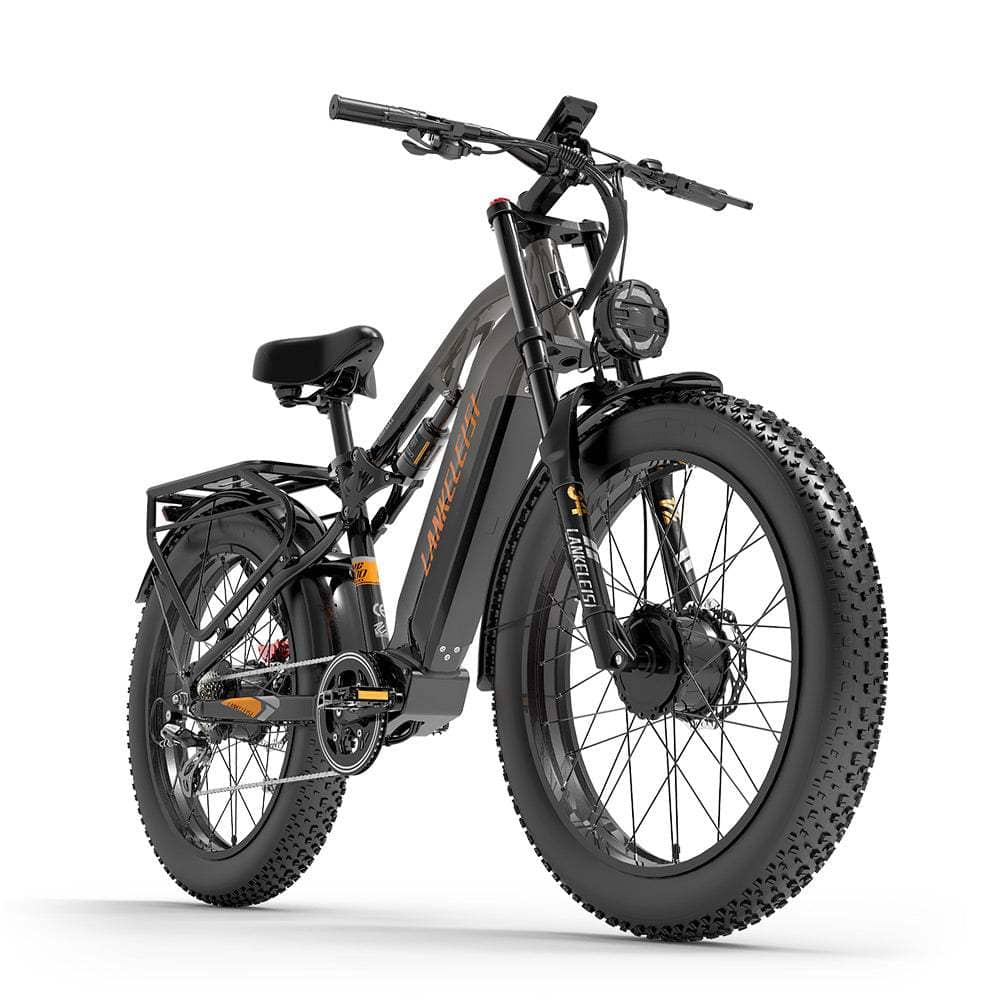 Lankeleisi MG800 Max rider comfort position with full suspension fat bike