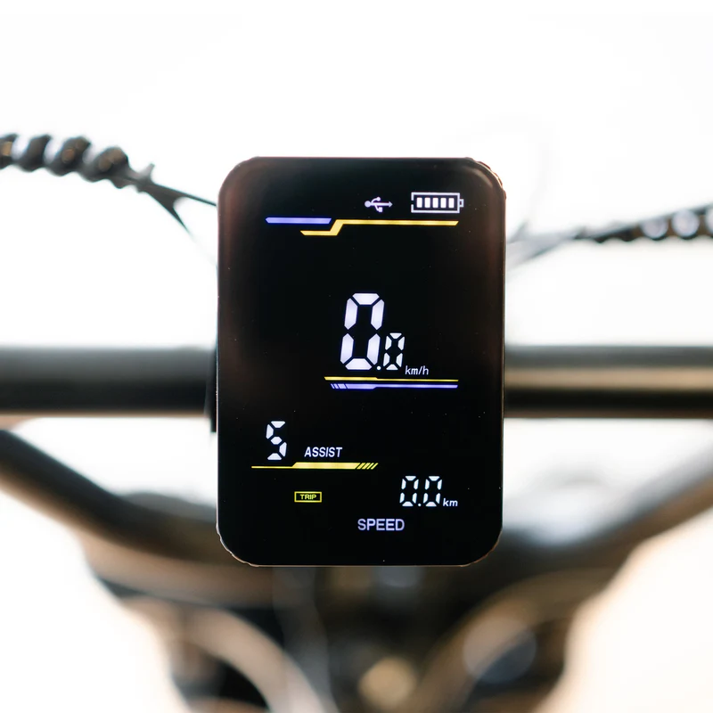 Kingbull Ranger 3.5-inch full-color LCD display and controls