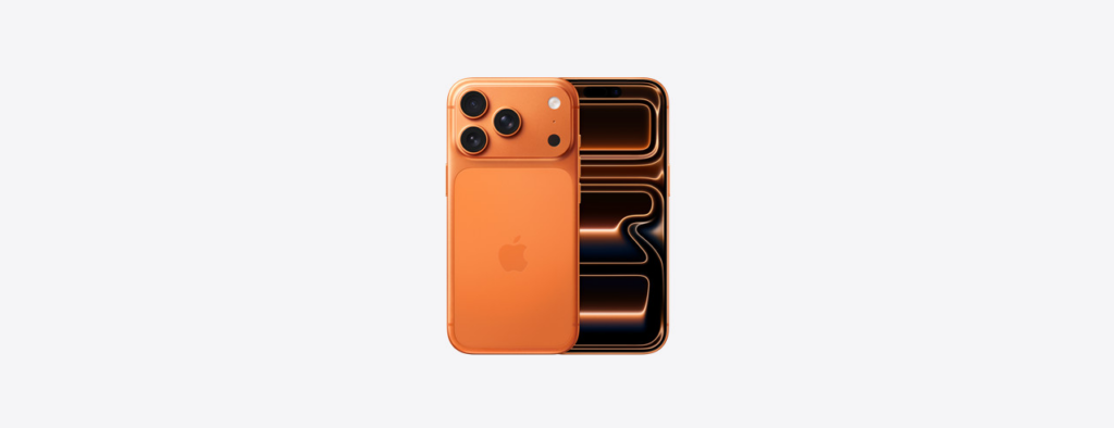 iPhone 17 Pro in Cosmic Orange, the predecessor to the iPhone 18 Pro