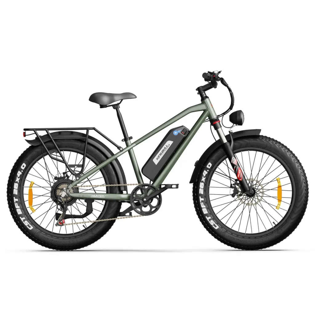 Kingbull Hunter 2.0 fat tire electric bike frame and integrated battery detail