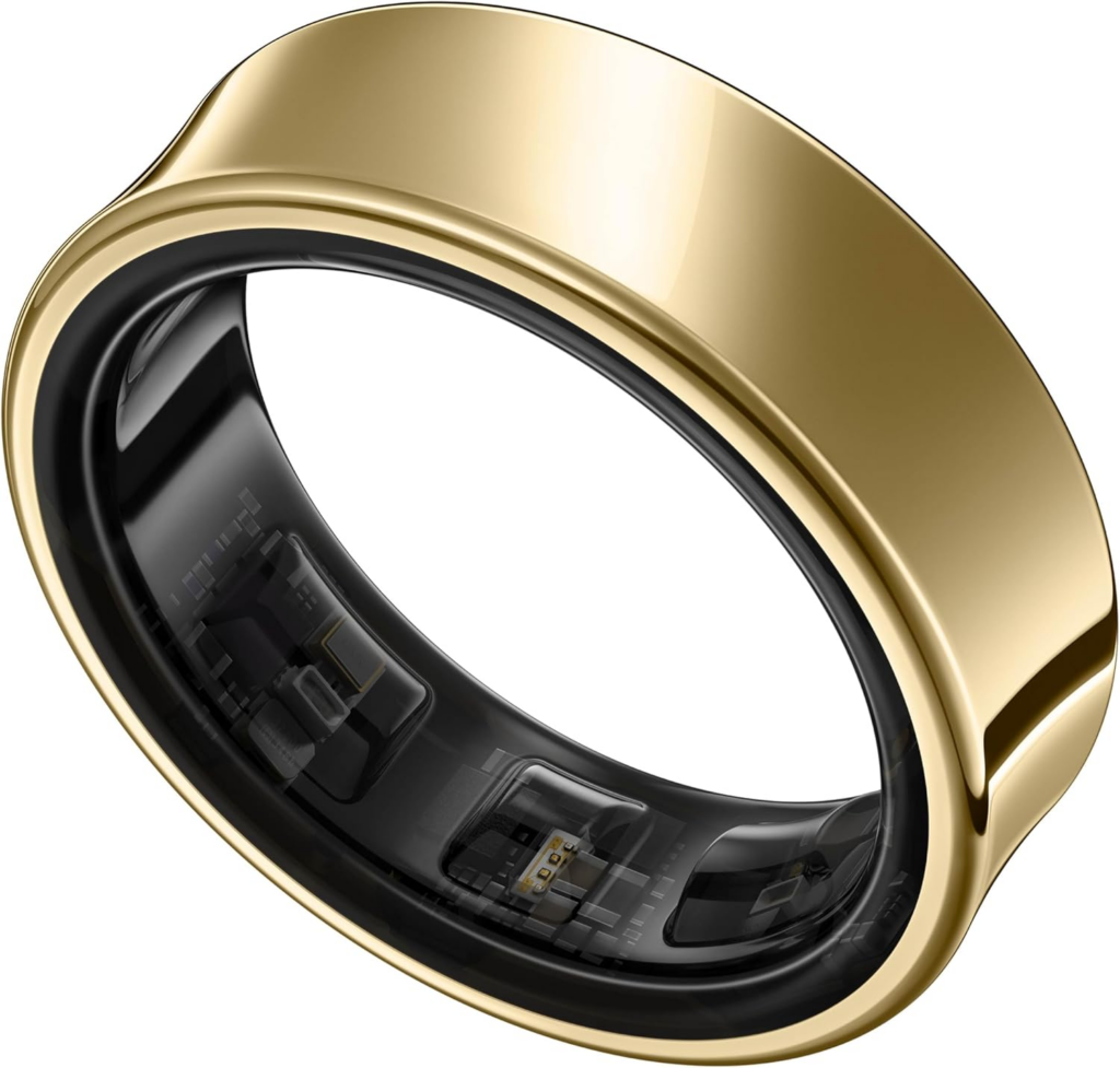 Samsung Galaxy Ring shown on hand alongside Oura Ring for AI sleep tracker comparison