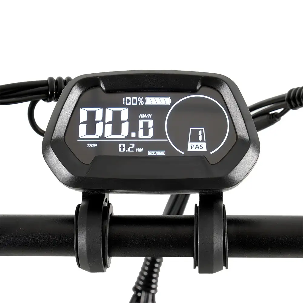 Vakole SG20 colour LCD display showing speed battery and assist level