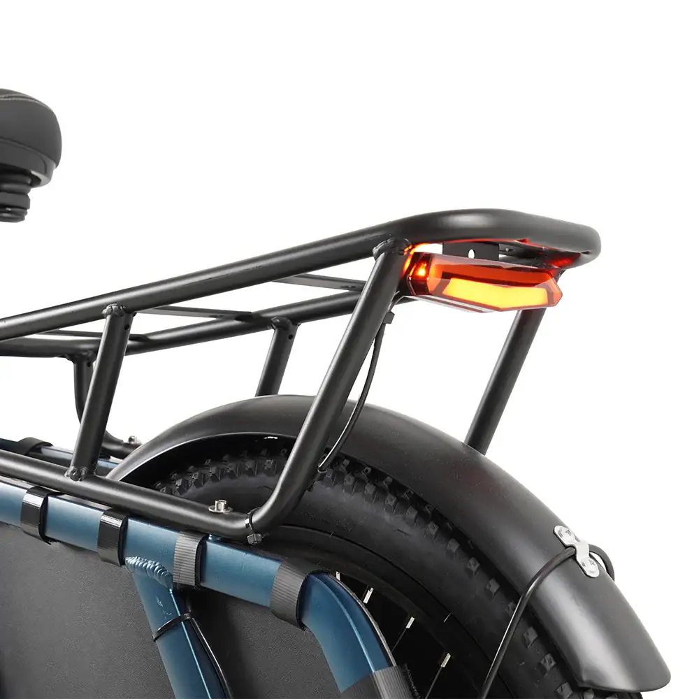 CMACEWHEEL HQ20 loaded with rear cargo on a paved path