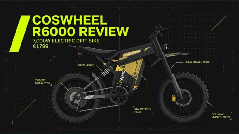 Coswheel R6000 Review: A 7,000W Electric Dirt Bike for €1,799